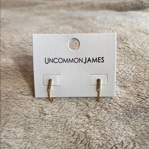 LAST CHANCE!! New Uncommon James Gold Minimalist Bar Earrings